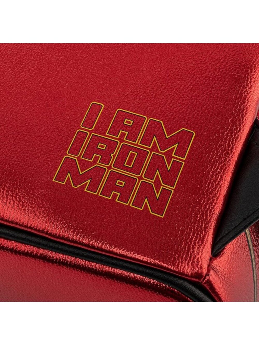 Light Up Iron Man Mini Backpack - Metallic Leather, Stylish & Fun for Fans - Picture 7 of 7